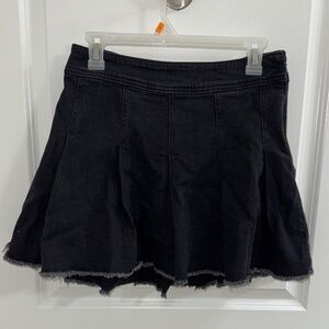 SO Charcoal Denim Skirt